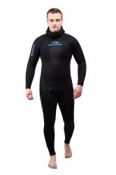 Гидрокостюм Hunter 9мм нейлон/открытая пора черный